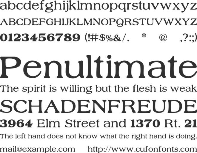 Nobility Casual font preview