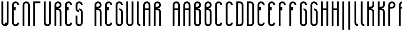 Ventures Regular font