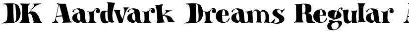DK Aardvark Dreams Regular font