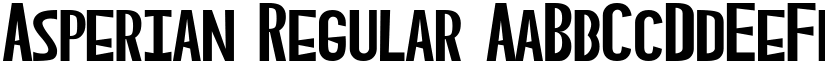 Asperian Regular font