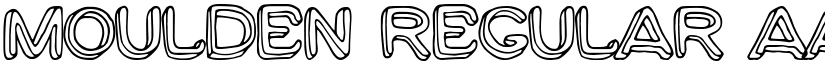 Moulden Regular font