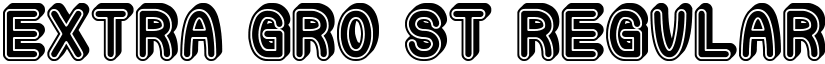 Extra Gro St Regular font