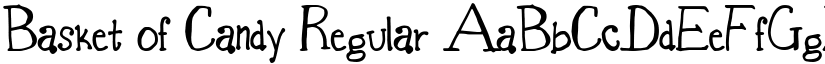 Basket of Candy Regular font