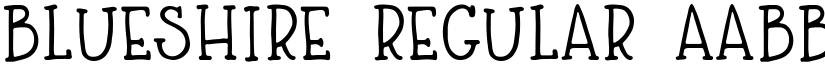 Blueshire font download