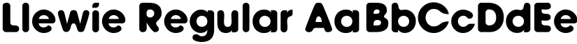 Llewie Regular font