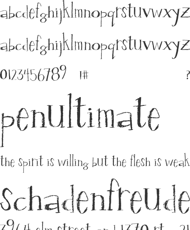 ValueStamp font preview