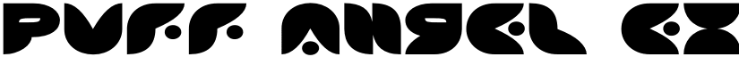 Puff Angel Expanded Expanded font