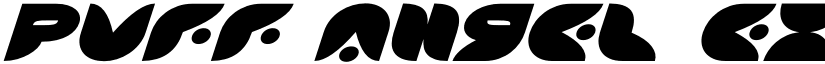 Puff Angel Expanded Italic Expanded Italic font