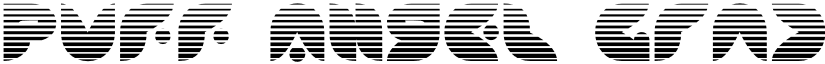 Puff Angel Gradient Regular font