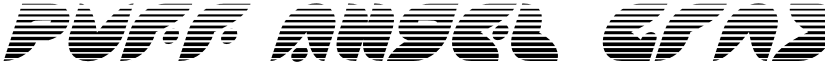 Puff Angel Gradient Italic Italic font