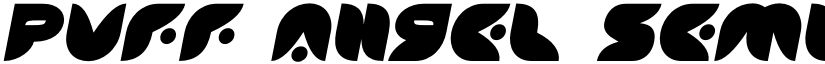 Puff Angel Semi-Italic Semi-Italic font