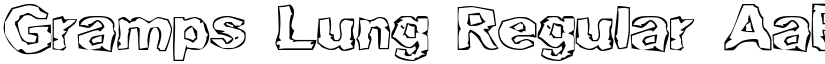 Gramps Lung Regular font