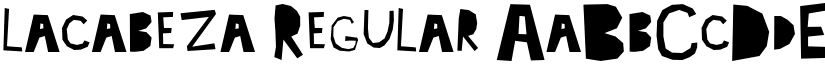 lacabeza Regular font