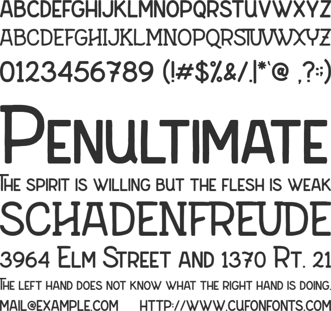 Merfolk Typeface Demo font preview