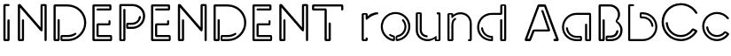 INDEPENDENT round font