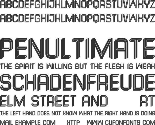 Vologda font preview