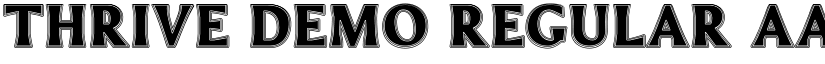 Thrive Demo Regular font