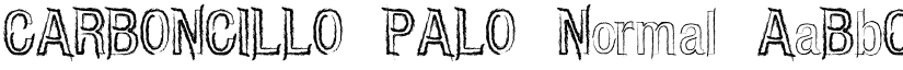 CARBONCILLO PALO font download