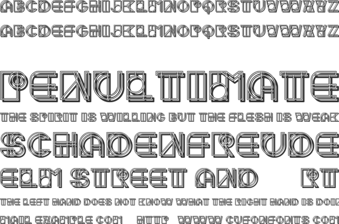 Meute font preview