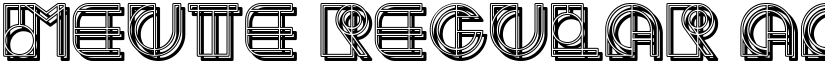 Meute Regular font