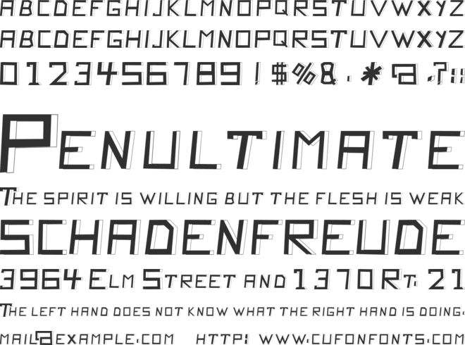 QuitoChicken font preview