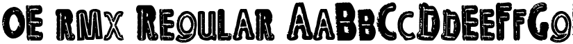 OE rmx Regular font