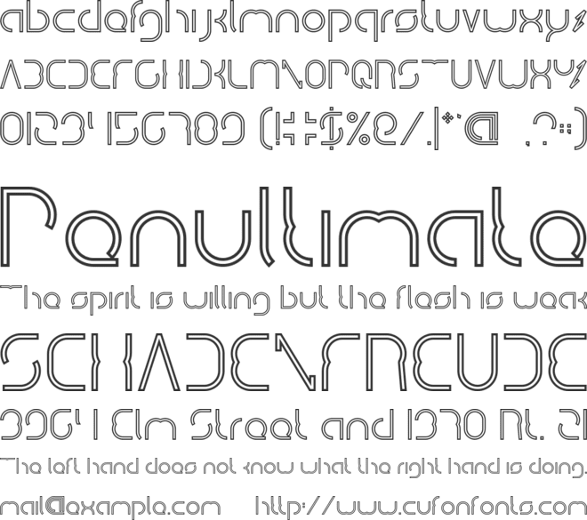 Digital Man- font preview