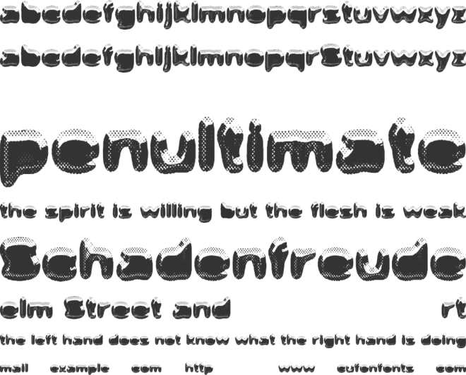 Safe Iodine font preview