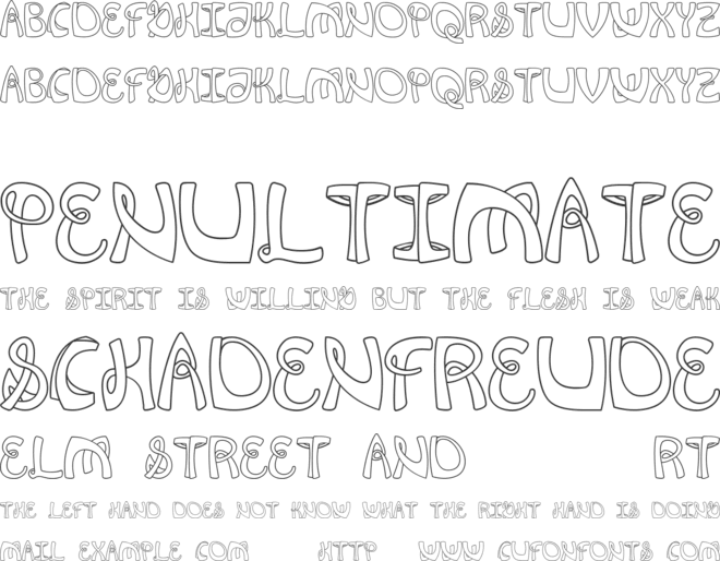 Flexion font preview