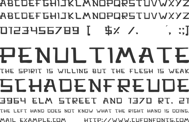 Mercado font preview