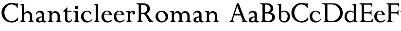 ChanticleerRoman font