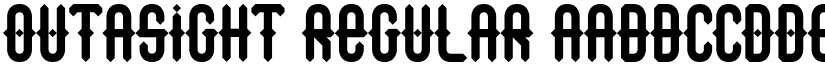 Outasight Regular font