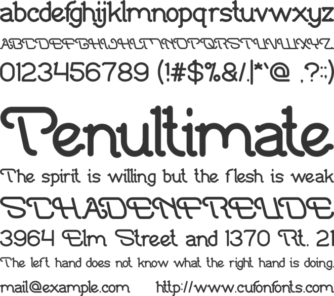 Indonesia Tanah Air Beta font preview