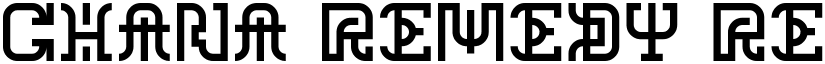 Chana Remedy Regular font