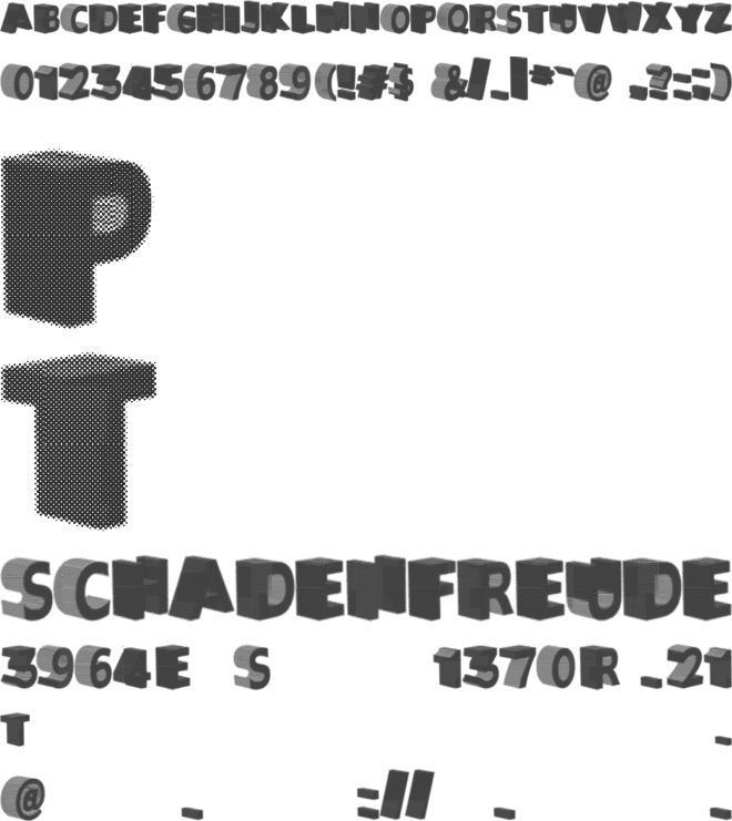 GreaterShadow font preview