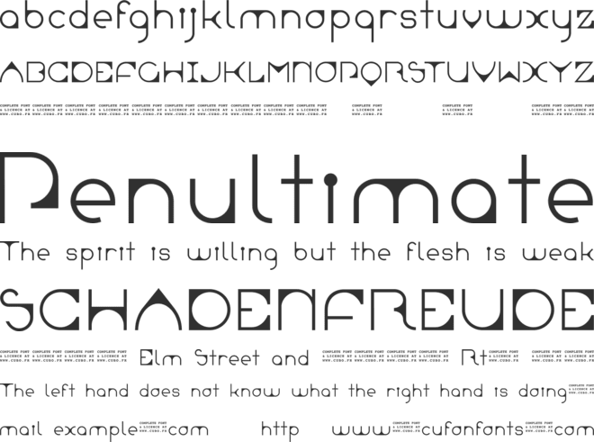 Leonardian font preview