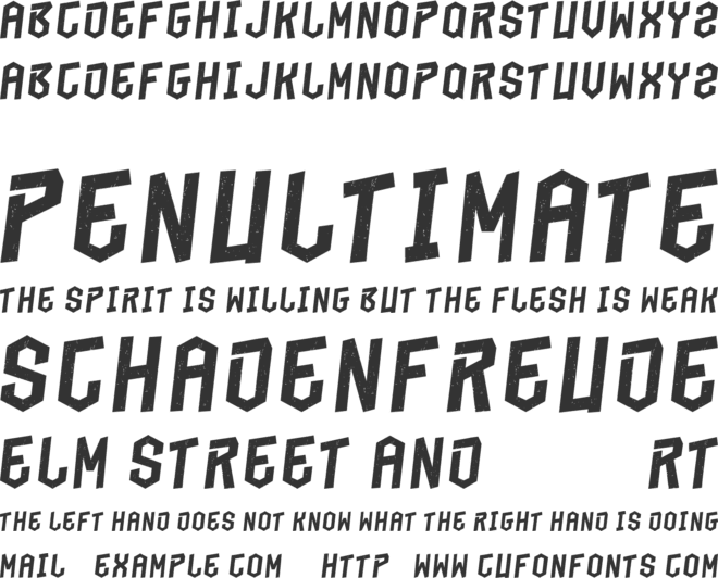 Beungeut Sia font preview