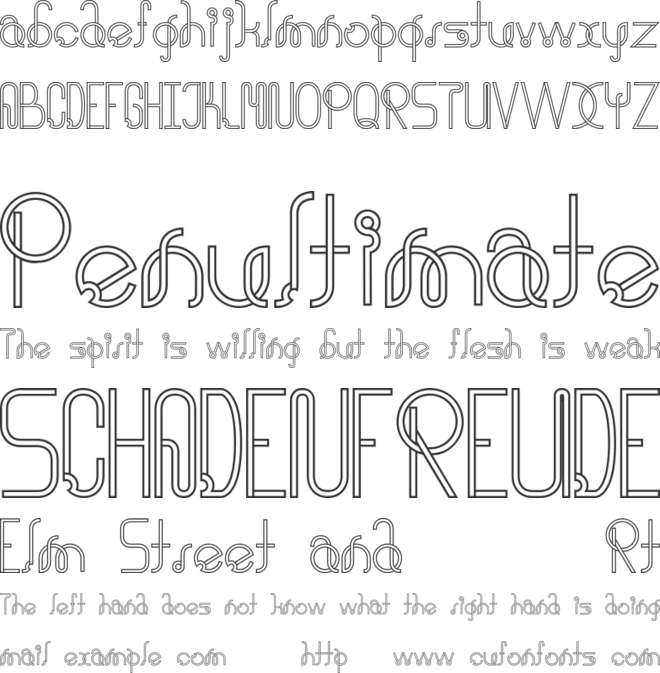 halusinasi penuh font preview