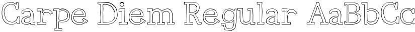Carpe Diem Regular font