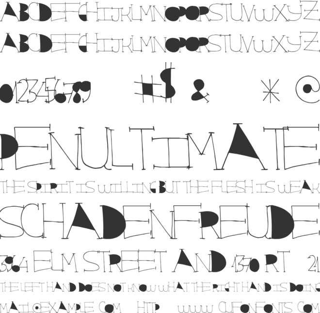 StarRising font preview