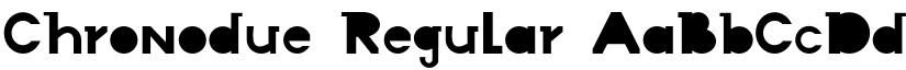 Chronodue font download
