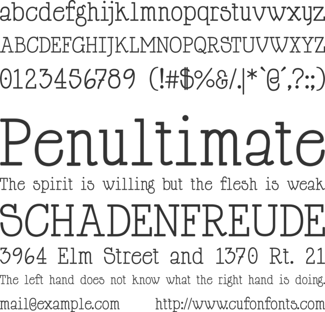 Happy Phantom font preview