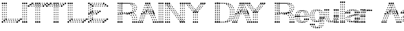 LITTLE RAINY DAY Regular font