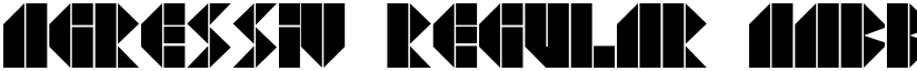 Agressiv Regular font