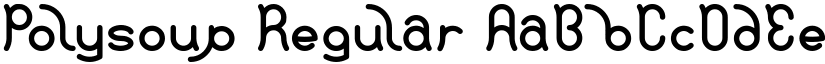 Polysoup font download