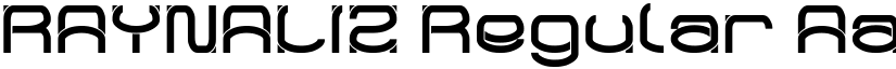 RAYNALIZ Regular font