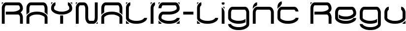 RAYNALIZ-Light Regular font