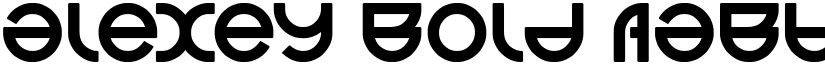 alexey Bold font