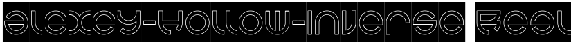 alexey-Hollow-Inverse Regular font