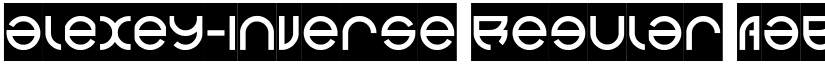 alexey-Inverse Regular font